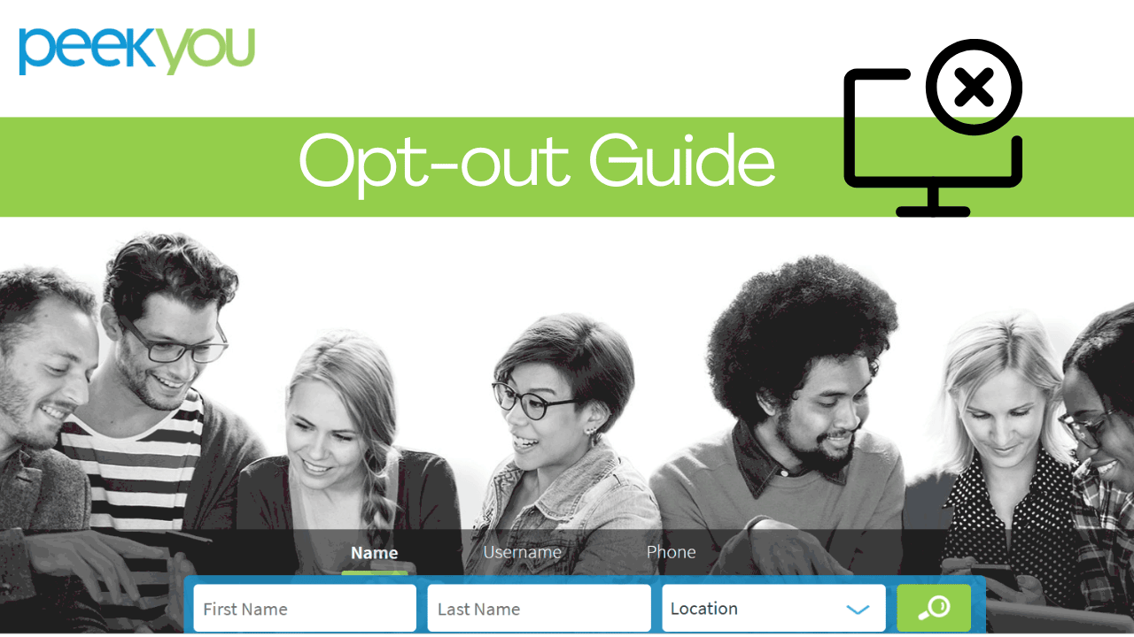 PeekYou opt out page